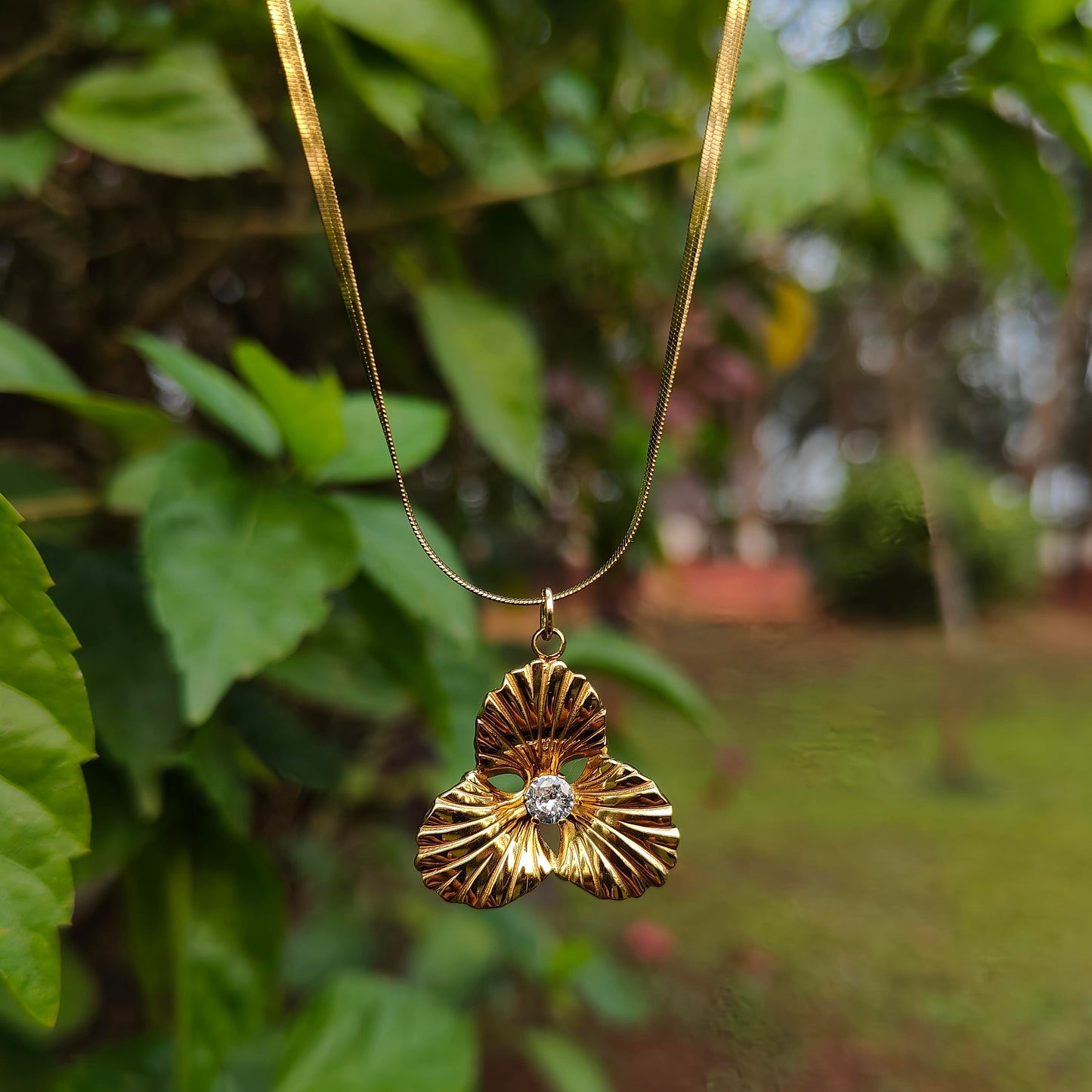 Floral Chain Pendant