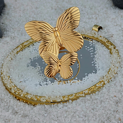 Dual Butterfly Ring