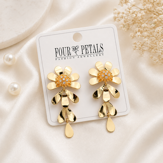 Floral Statment Earrings
