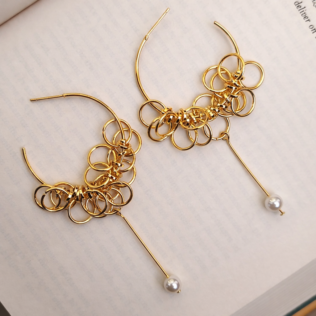 Trendy Party Hoop Earrings