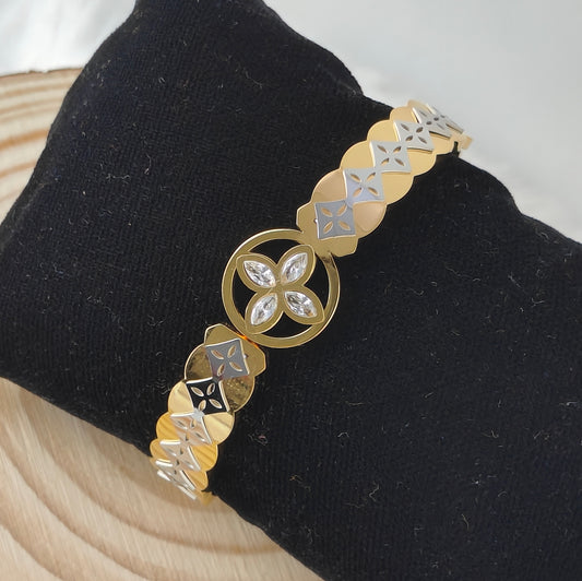 Floral Bangle Kada Bracelet