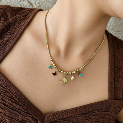 Multi Charm Butterfly Chain